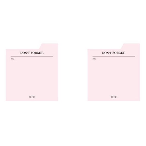 플레픽 모이스트 트레이싱 인덱스 메모지 M, 01 돈포겟, 2개, 1개입