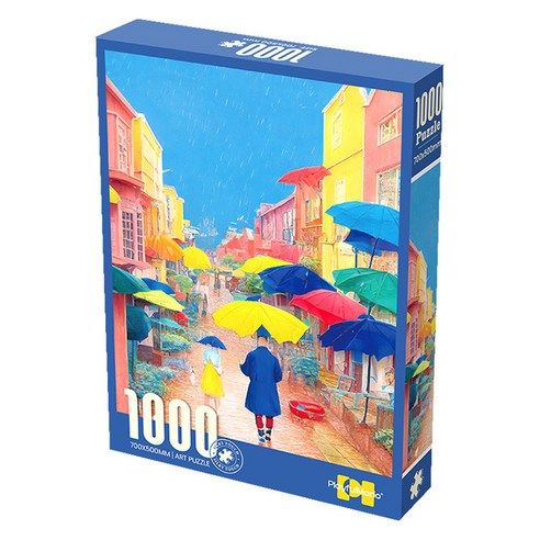 제이앤케이 화려한 배경의 퍼즐, 상품 12, 1개, 1000피스