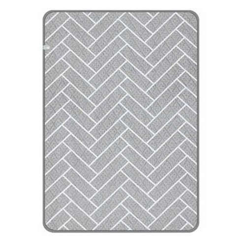 한일의료기매트 Ecolife 프리미엄 탄소 전기매트 HI-401F, 헤링본, 더블(140 x 200 x 2.5 cm)