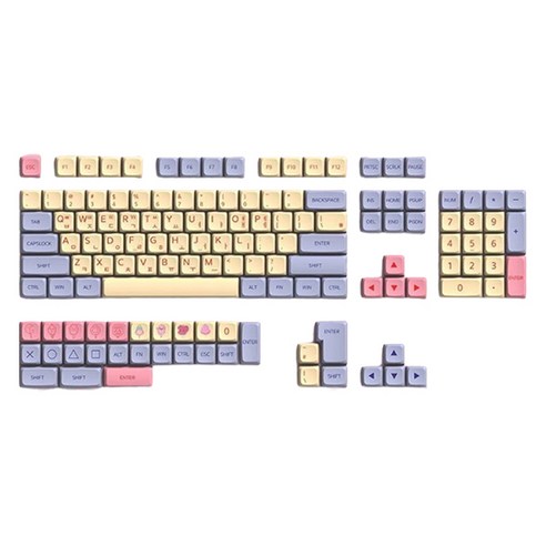 살림여왕 한글 키캡, 블랙 흑임자, 제조사축