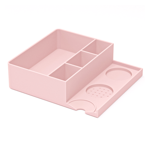 타미나요 깔끔한 커피 넉박스 수납함, 핑크, 1개
