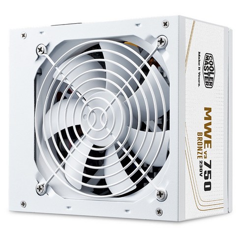 쿨러마스터 MWE 브론즈 750 V3 230V ATX3.1 화이트 MPE-7503-ACABW-38WY