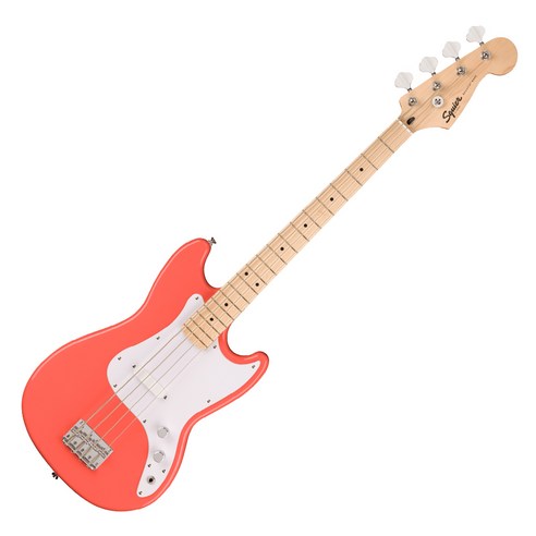 스콰이어 SONIC Bronco Bass MN WPG 베이스기타, Tahitian Coral, 1개, 037-3802-511