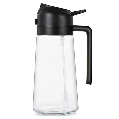 헬로키친 2in1 오일 스프레이 블랙, 1개, 470ml