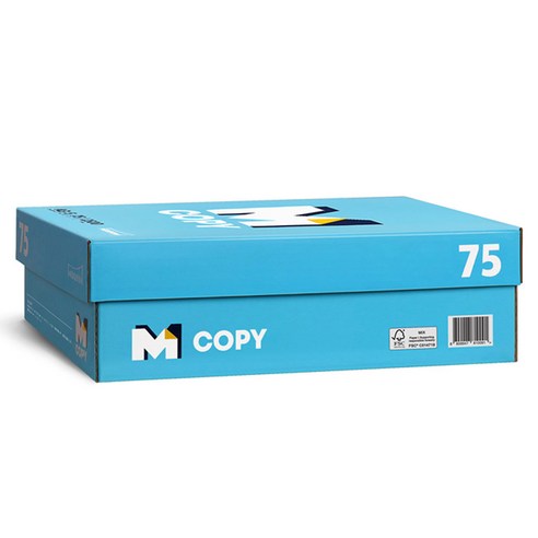 엠카피 용지 75g, A3, 1250개