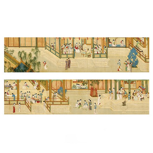 라벤티아 두루마리 원형 고풍 서예 한지, 타입3, 1개