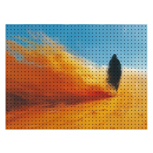타공판닷컴 UV 프린팅 타공판 800 x 1000 mm, 광야의 방랑자, 1개