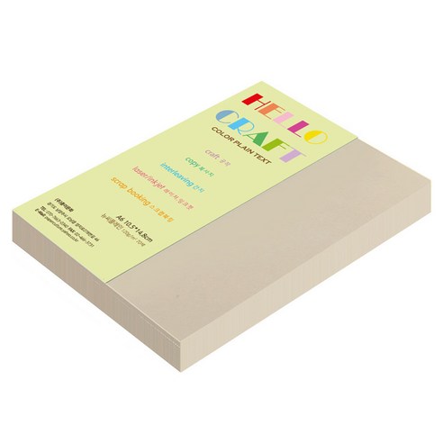 종이문화 뉴씨플레인 얇은 양면색상지 120g No 55 밍크색, 132개