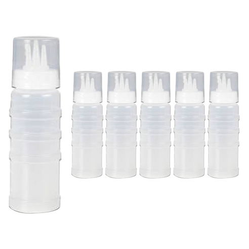 리빙패밀리 잘라쓰는 뚜껑소스통 3구, 300ml, 6개