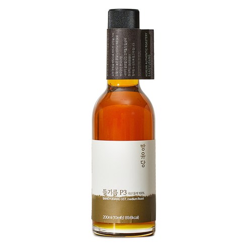 방유당 국산 P3 들기름, 1개, 200ml