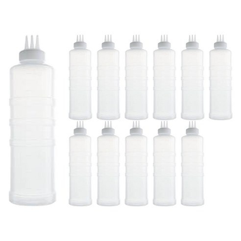 리빙패밀리 잘라쓰는 소스통 3구, 700ml, 12개
