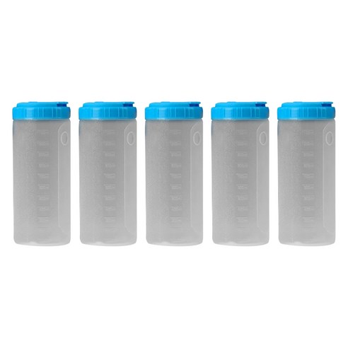 리빙패밀리 물병, 혼합색상, 1.2L, 5개