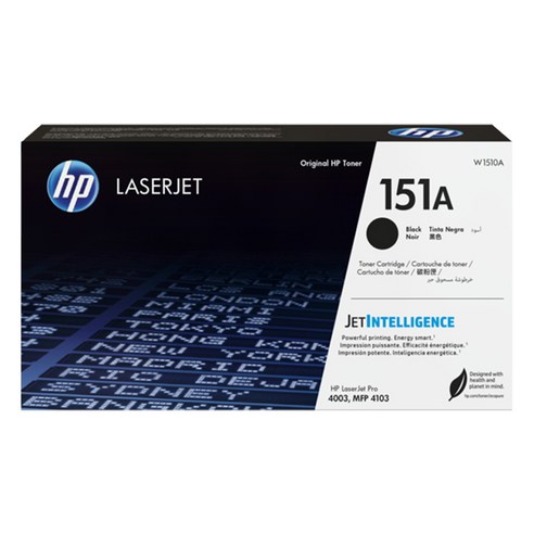 HP 정품 토너 W1510A No.151a, 블랙, 1개
