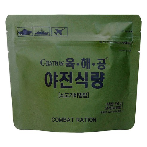 육해공야전식량 쇠고기비빔밥, 1개, 100g