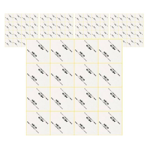 시트몰이 리무벌 양면 삼각 스티커 32p, 5개