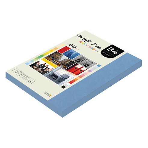 종이문화 프린트 프로 칼라 복사용지 No 17 딥블루 80g, B4, 170개