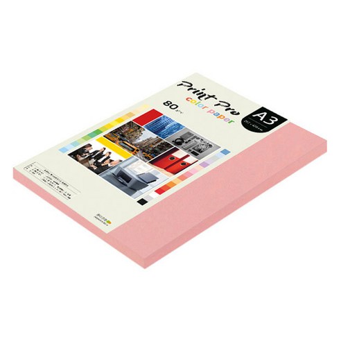 종이문화 프린트프로 칼라복사지 No 04 버프, A3, 125개