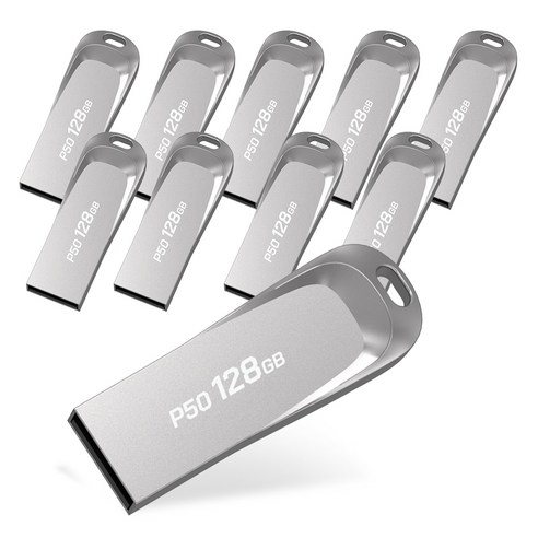 플레이고 USB 메모리 P50, 128GB, 10개