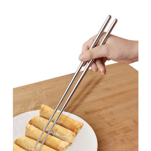 日用品 家庭用品 家居用品 生活用品 廚房雜貨 廚房雜貨 不銹鋼筷子 餐廳筷子 防滑炒筷 家庭主婦家居用品