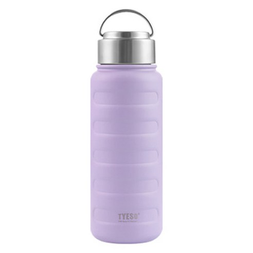 타이소 히키스 산책 마실 Tall사이즈 스텐 보온병, 1개, 360ml, 퍼플