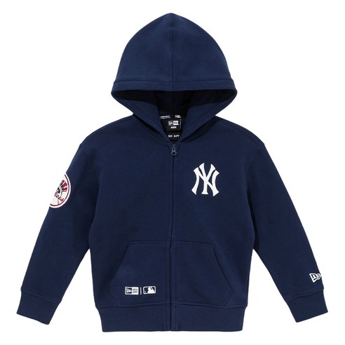 뉴에라 아동용 MLB 뉴욕 양키스 기모 후드 집업 14443511