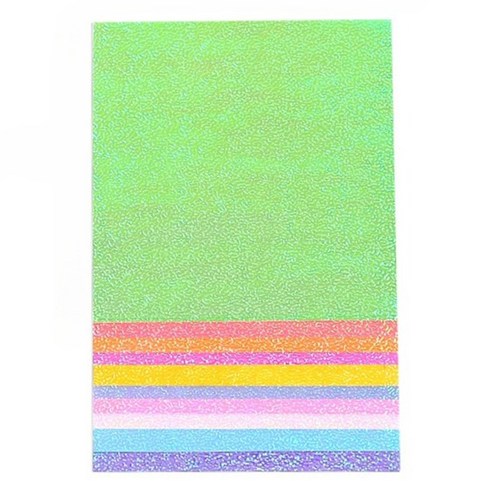 미소로운 반짝이 펄 종이접기 컬러믹스 15 x 15 cm 50p 세트, 1세트, 10색