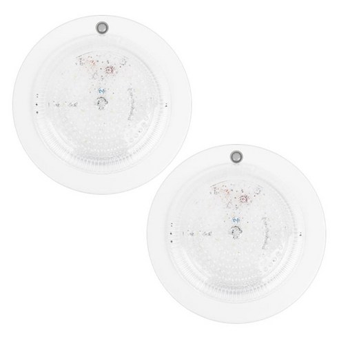 데이온 LED 원형 센서등 15W, 주광색, 2개
