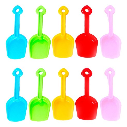 모래놀이 눈놀이 작은 삽 19cm 10종 세트, 랜덤 발송, 1세트