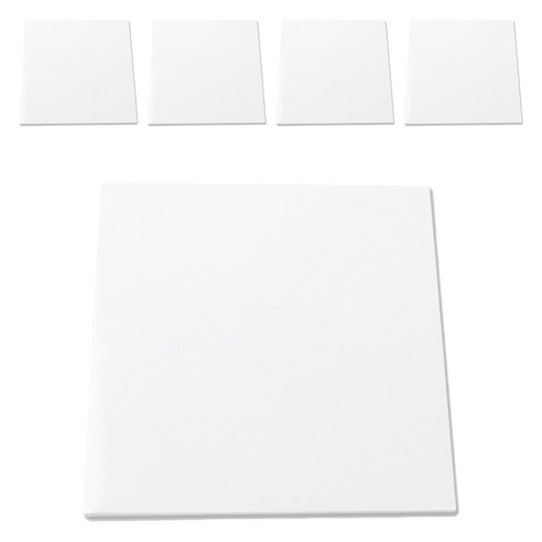 아이엔피 사각 케이크 받침 27호 26.5 x 26.5 cm, 화이트, 5개