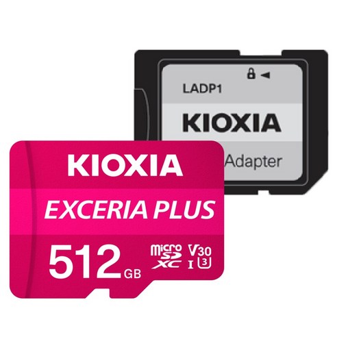 키오시아 EXCERIA PLUS Micro SD CARD, 512GB, 1개