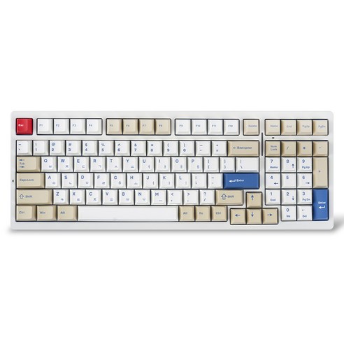 씽크웨이 VGN 99배열 오로라 아이스크림 유무선 기계식 키보드, 노스텔지어 그린, TV99