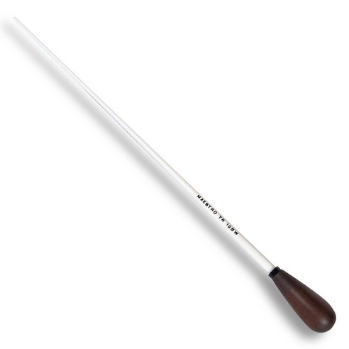 TROPHY 마에스트로 바톤 짧은 손잡이 지휘봉 35.5cm TR12BW, 1개, 우드