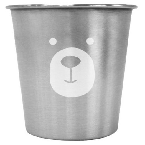 키친유 유아용 베어 스텐 304 컵, 200ml, 1개