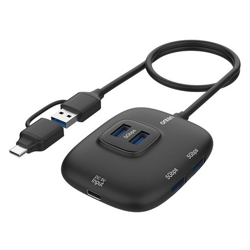 컴스 4포트 Gen1 5Gbps USB 3.0 멀티 허브 FW074, 1개