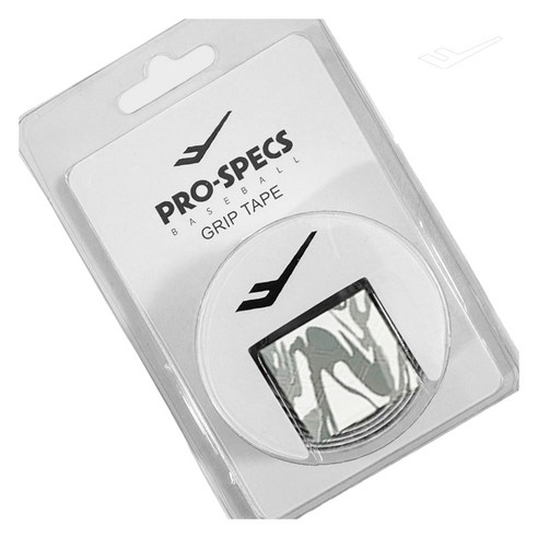 프로스펙스 PRO 야구 배트그립 미끄럼방지 테이프 LGPSACC, 그레이 + 화이트, 1개