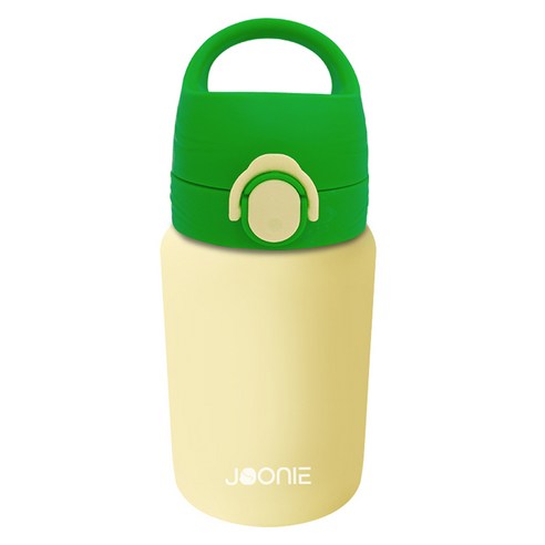 주니 원터치 스테인레스 텀블러 입모아컵 240ml, 1개, 그린