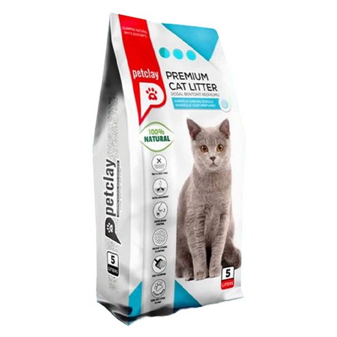 펫산 고양이 펫샌드 프리미엄 모래, 5L, 1개, 마르세유솝