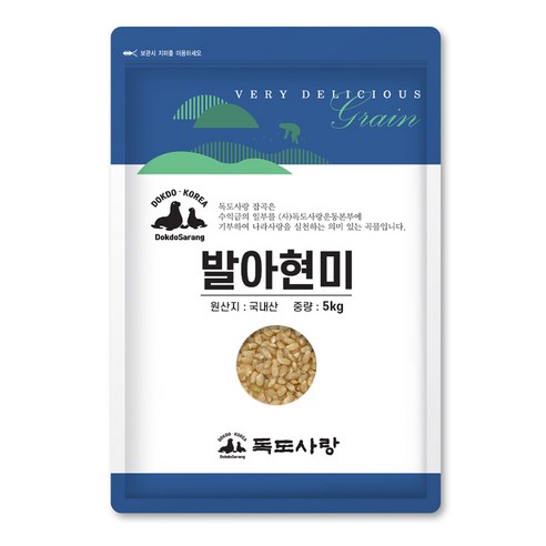 독도사랑 발아현미, 5kg, 1개