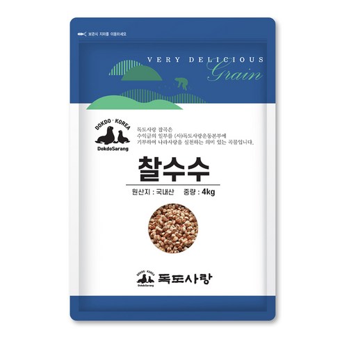 독도사랑 찰수수, 4kg, 1개