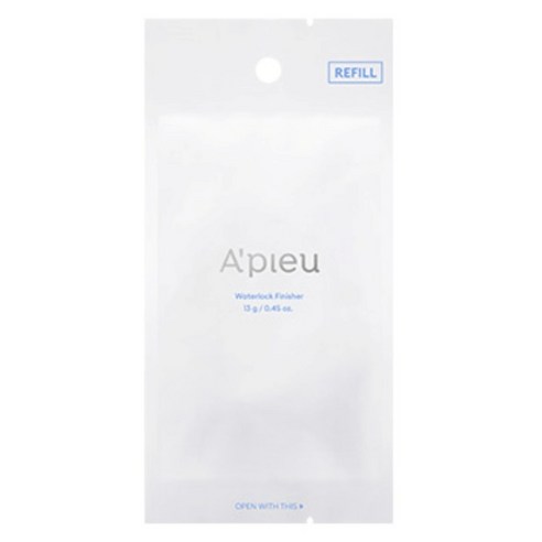 어퓨 워터락 피니셔 파우더 리필 13g, 화이트, 1개