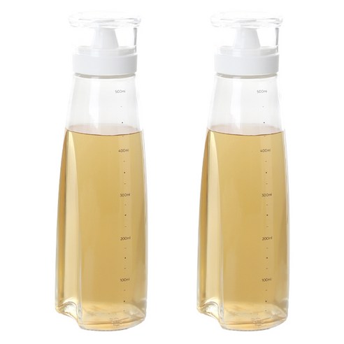 키텐실 시노글라스 비스포크 실리콘 오일병 S-Cap 크림화이트, 2개, 500ml