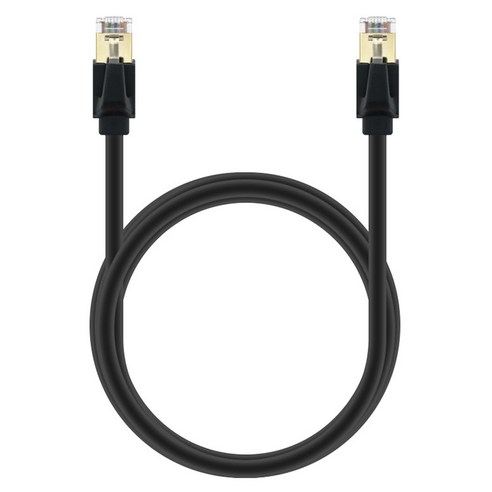 Coms 기가비트 랜케이블 Direct Cat8 다이렉트 Gigabit LAN 40Gbps 24AWG 랜선 LAN RJ45 IF672, 1.8m, 1개, 혼합색상