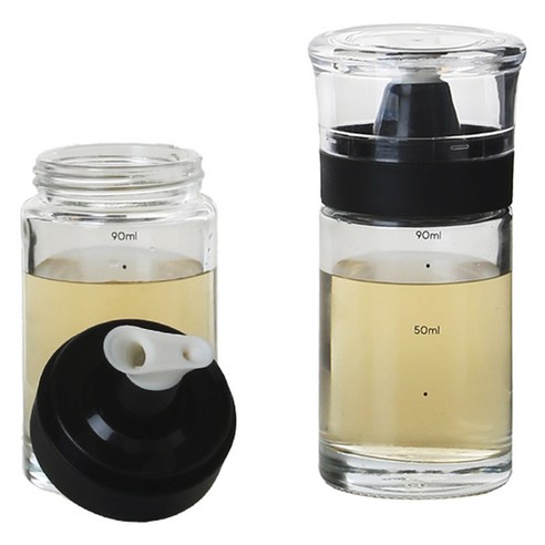키텐실 비스포크 양방향 멀티 실리콘 오일병 M Cap 블랙, 2개, 100ml