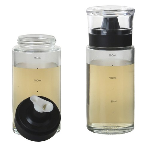 키텐실 비스포크 양방향 멀티 실리콘 오일병 M Cap 블랙, 2개, 170ml
