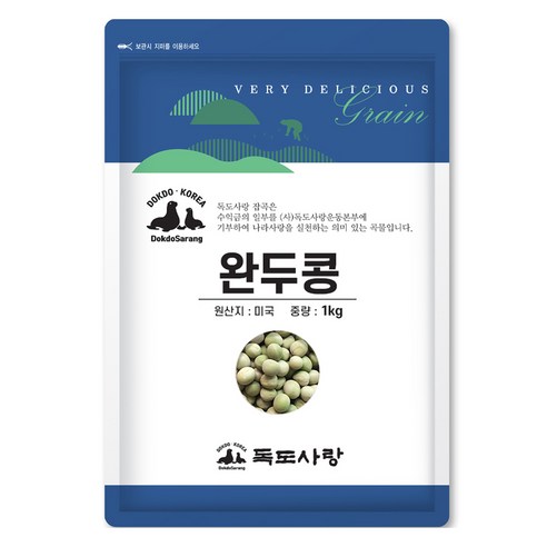 독도사랑 완두콩, 1kg, 1개