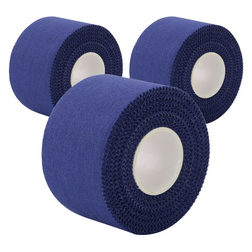 크리다 KRIDA C-tape 스포츠 테이프 네이비 3.8cm x 9.1m, 3개, 1개입