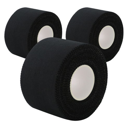 크리다 KRIDA C-tape 스포츠 테이프 블랙 3.8cm x 9.1m, 3개, 1개입