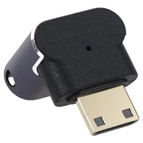 컴스마트 Mini HDMI 변환 젠더 2.1 8K 60Hz UHD 연장 MF 미니 꺾임, JA209, 1개