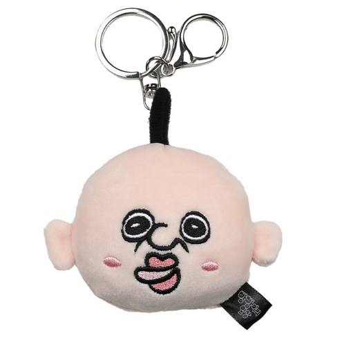 빵빵이의일상 옥지 얼굴 키링, 메롱 빵빵이, 1개, 7cm