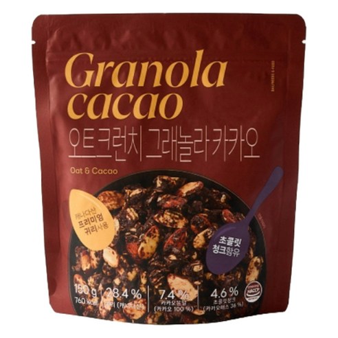 모던하우스 오트크런치 그래놀라 시리얼 카카오, 150g, 1개